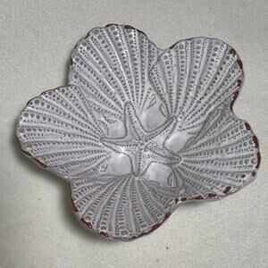 MUD PIE PLATE 6”SeasideStarfish Soap/Trinket Dish Ocean Coastal Perfect